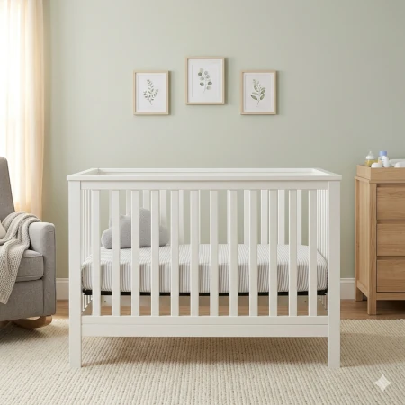 White crib